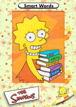 2000 ArtBox The Simpsons FilmCardz #22 Smart Words Front