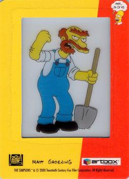 2000 ArtBox The Simpsons FilmCardz #24 Groundskeeper Willie Back