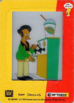 2000 ArtBox The Simpsons FilmCardz #26 Apu Back