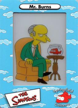 2000 ArtBox The Simpsons FilmCardz #28 Mr. Burns Front