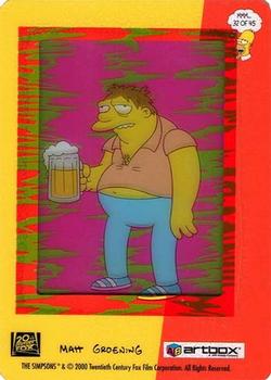 2000 ArtBox The Simpsons FilmCardz #32 Barney Back