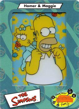 2000 ArtBox The Simpsons FilmCardz #37 Homer & Maggie Front