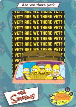 2000 ArtBox The Simpsons FilmCardz #39 Are we there yet? Front