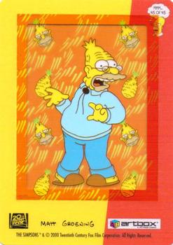 2000 ArtBox The Simpsons FilmCardz #45 I Can Dress Myself Back
