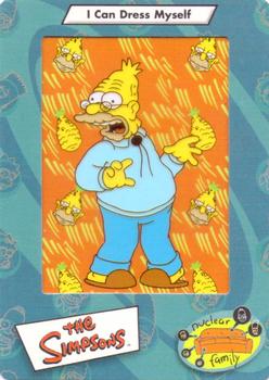 2000 ArtBox The Simpsons FilmCardz #45 I Can Dress Myself Front