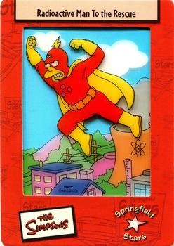 2003 ArtBox The Simpsons FilmCardz #18 Radioactive Man To the Rescue Front