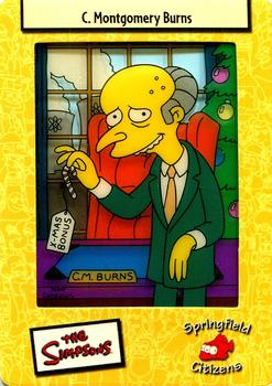 2003 ArtBox The Simpsons FilmCardz #19 C. Montgomery Burns Front