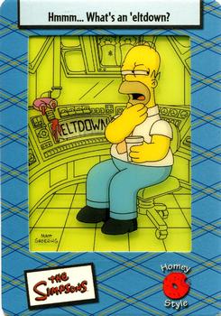 2003 ArtBox The Simpsons FilmCardz #1 Hmmm... What's an 'eltdown? Front