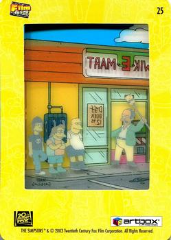 2003 ArtBox The Simpsons FilmCardz #25 Springfield Thugs Back