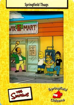 2003 ArtBox The Simpsons FilmCardz #25 Springfield Thugs Front