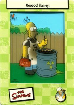 2003 ArtBox The Simpsons FilmCardz #29 Oooooo! Flamey! Front