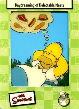 2003 ArtBox The Simpsons FilmCardz #36 Daydreaming of Delectable Meats Front