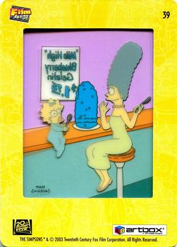 2003 ArtBox The Simpsons FilmCardz #39 Marge and Maggie Back