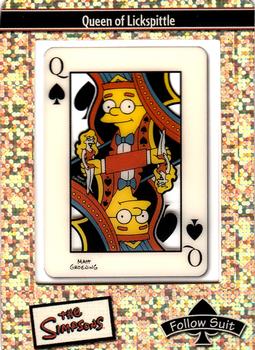 2003 ArtBox The Simpsons FilmCardz - Follow Suit Rare Foil #R2 Queen of Lickspittle Front