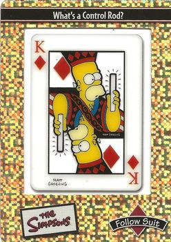 2003 ArtBox The Simpsons FilmCardz - Follow Suit Ultra-Rare Foil #UR1 What's a Control Rod? Front