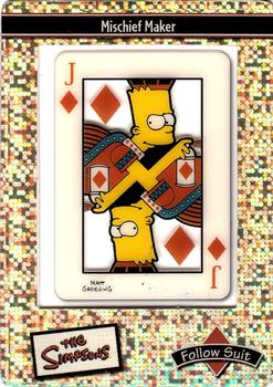 2003 ArtBox The Simpsons FilmCardz - Follow Suit Ultra-Rare Foil #UR3 Mischief Maker Front