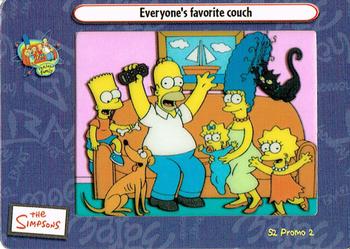 2003 ArtBox The Simpsons FilmCardz - Promos #P2 Everyone's Favorite Couch Front