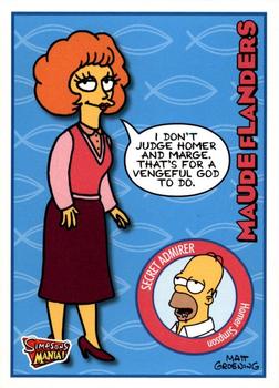 2001 Inkworks Simpsons Mania! #14 Maude Flanders Front