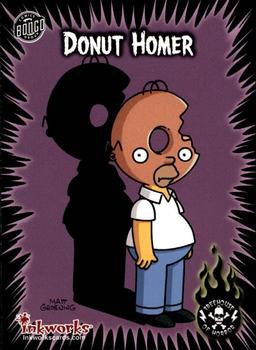 2001 Inkworks Simpsons Mania! #44 Donut Homer Front