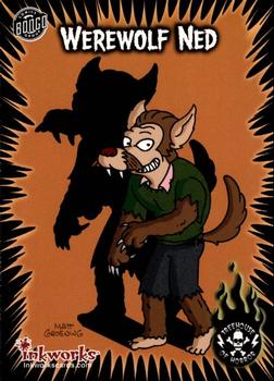 2001 Inkworks Simpsons Mania! #45 Werewolf Ned Front