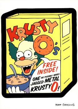 2001 Inkworks Simpsons Mania! #47 Krusty O's Front