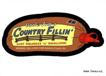 2001 Inkworks Simpsons Mania! #52 Uncle Jim's Country Fillin' Front
