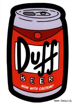 2001 Inkworks Simpsons Mania! #55 Duff Beer Front
