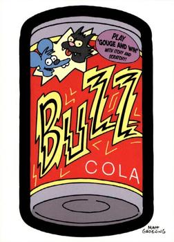 2001 Inkworks Simpsons Mania! #56 Buzz Cola Front