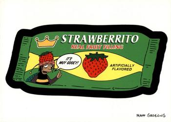 2001 Inkworks Simpsons Mania! #58 Strawberrito Front