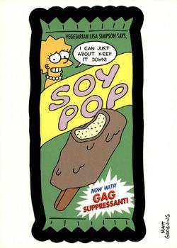 2001 Inkworks Simpsons Mania! #61 Soy Pop Front