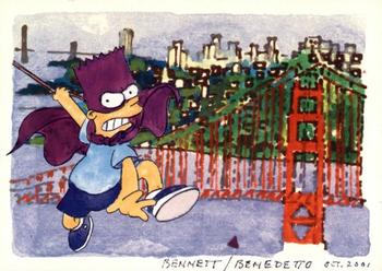 2001 Inkworks Simpsons Mania! #71 Tony Bennett Front