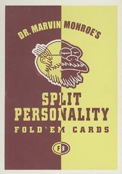 2001 Inkworks Simpsons Mania! - Dr. Marvin Monroe's Split-Personality Fold-'ems #F3 Miss Elizabeth Hoover Back