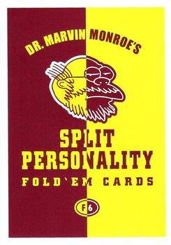 2001 Inkworks Simpsons Mania! - Dr. Marvin Monroe's Split-Personality Fold-'ems #F6 Gabbo Back