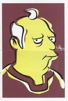 2001 Inkworks Simpsons Mania! - Dr. Marvin Monroe's Split-Personality Fold-'ems #F7 Llewellyn Sinclair Front