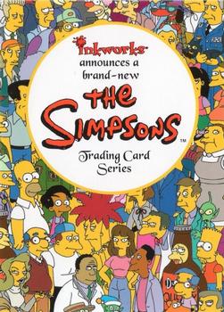 2001 Inkworks Simpsons Mania! - Promos #SD-2001 All-New Original Art! Front