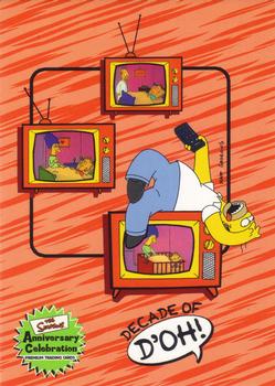 2000 Inkworks The Simpsons 10th Anniversary #2 Good Night Front