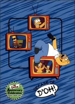 2000 Inkworks The Simpsons 10th Anniversary #6 First Emmy Front