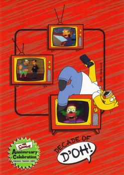 2000 Inkworks The Simpsons 10th Anniversary #10 Kamp Krusty Front