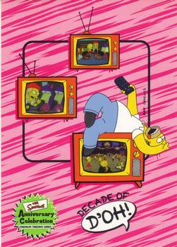 2000 Inkworks The Simpsons 10th Anniversary #16 Lard of the Dance Front