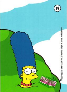 2000 Inkworks The Simpsons 10th Anniversary #19 Marge Simpson Back