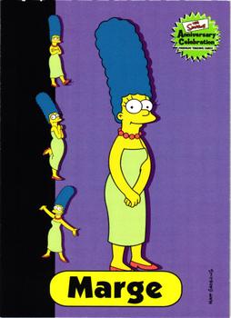 2000 Inkworks The Simpsons 10th Anniversary #19 Marge Simpson Front