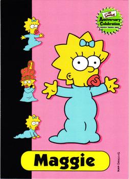 2000 Inkworks The Simpsons 10th Anniversary #22 Maggie Simpson Front