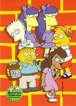 2000 Inkworks The Simpsons 10th Anniversary #44 Sissies Front