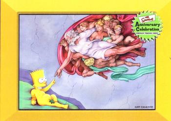 2000 Inkworks The Simpsons 10th Anniversary #51 Michelangelo Front