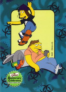 2000 Inkworks The Simpsons 10th Anniversary #52 Tips Front