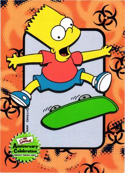 2000 Inkworks The Simpsons 10th Anniversary #54 Trivia Front