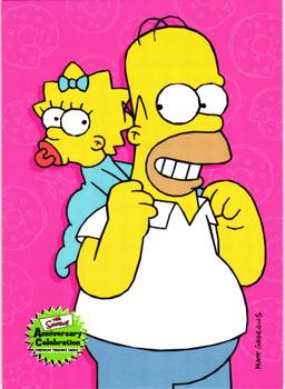 2000 Inkworks The Simpsons 10th Anniversary #56 Super Dad Front