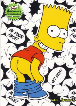 2000 Inkworks The Simpsons 10th Anniversary #66 Kiss My... Front