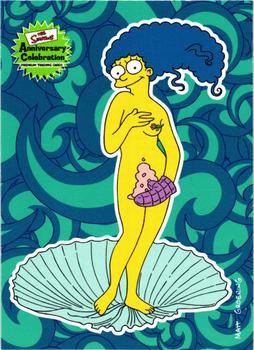 2000 Inkworks The Simpsons 10th Anniversary #71 Marge Arises Front