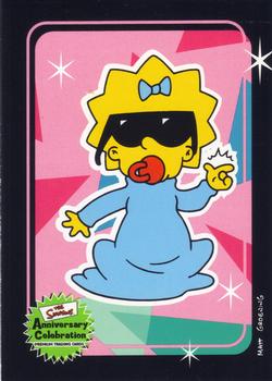 2000 Inkworks The Simpsons 10th Anniversary #75 Cool Maggie Front